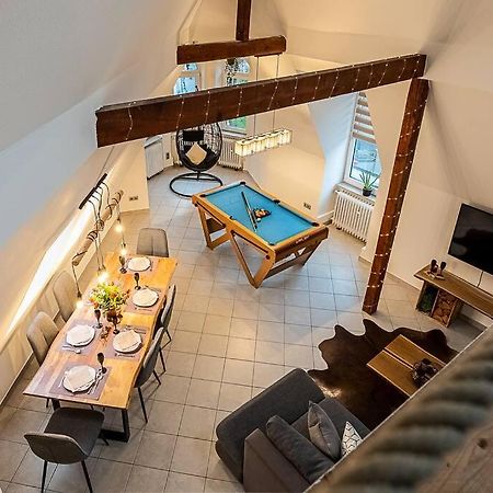 Ferienwohnung Loft Mit Billard-Tisch Und Ps4 Wuppertal Exterior foto