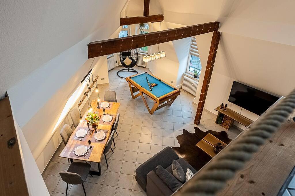 Ferienwohnung Loft Mit Billard-Tisch Und Ps4 Wuppertal Exterior foto