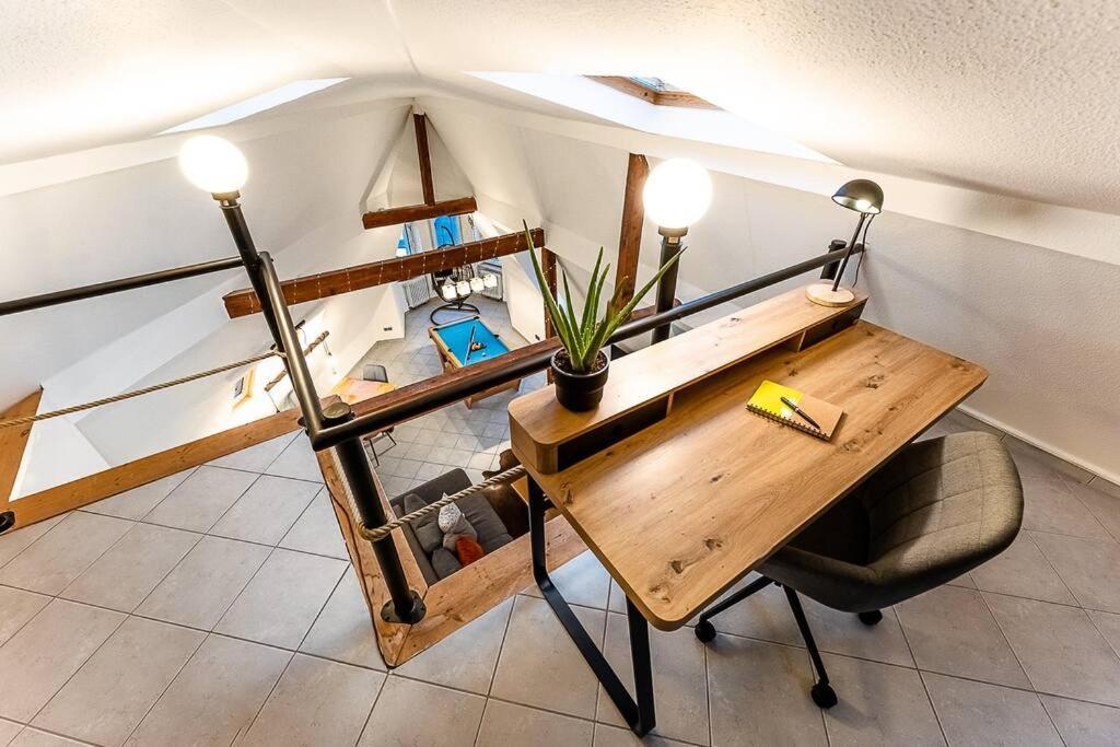 Ferienwohnung Loft Mit Billard-Tisch Und Ps4 Wuppertal Exterior foto